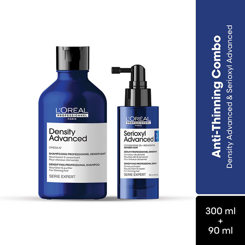 L'Oreal Professionnel Density Activator Regime With Density Advanced Shampoo & Serioxyl Advanced - Distacart