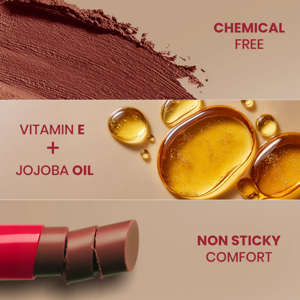NY Bae Transfer-proof Matte Crayon Lipstick – Macaroon 04 - Distacart