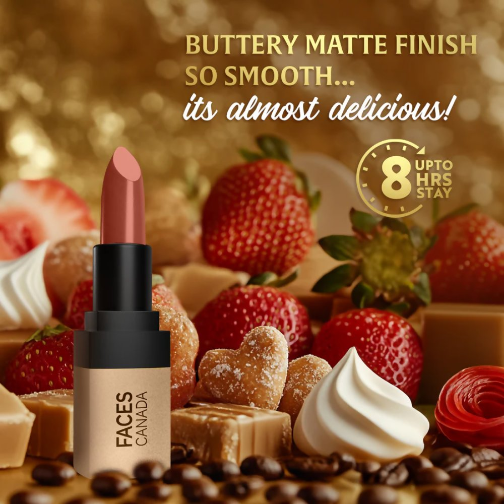 Faces Canada Comfy Matte Velvet Touch Lipstick - Mocha Mousse 14 - Distacart