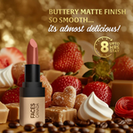 Thumbnail for Faces Canada Comfy Matte Velvet Touch Lipstick - Mocha Mousse 14 - Distacart