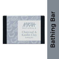 Thumbnail for Nykaa Naturals Charcoal & Kaolin Clay Detox Bathing Soap - Distacart