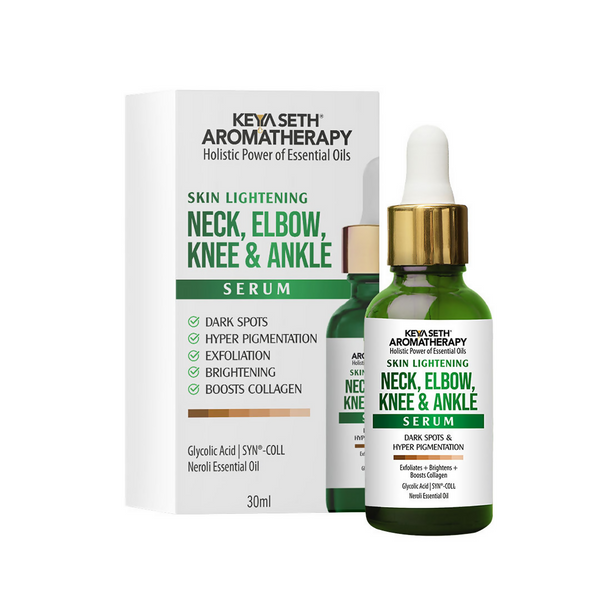 Keya Seth Aromatherapy Skin Lightening Neck + Elbow + Knee & Ankle Serums and Essence - Distacart