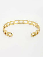 Thumbnail for NVR Men's Gold Plated Cuff Bracelet - Distacart
