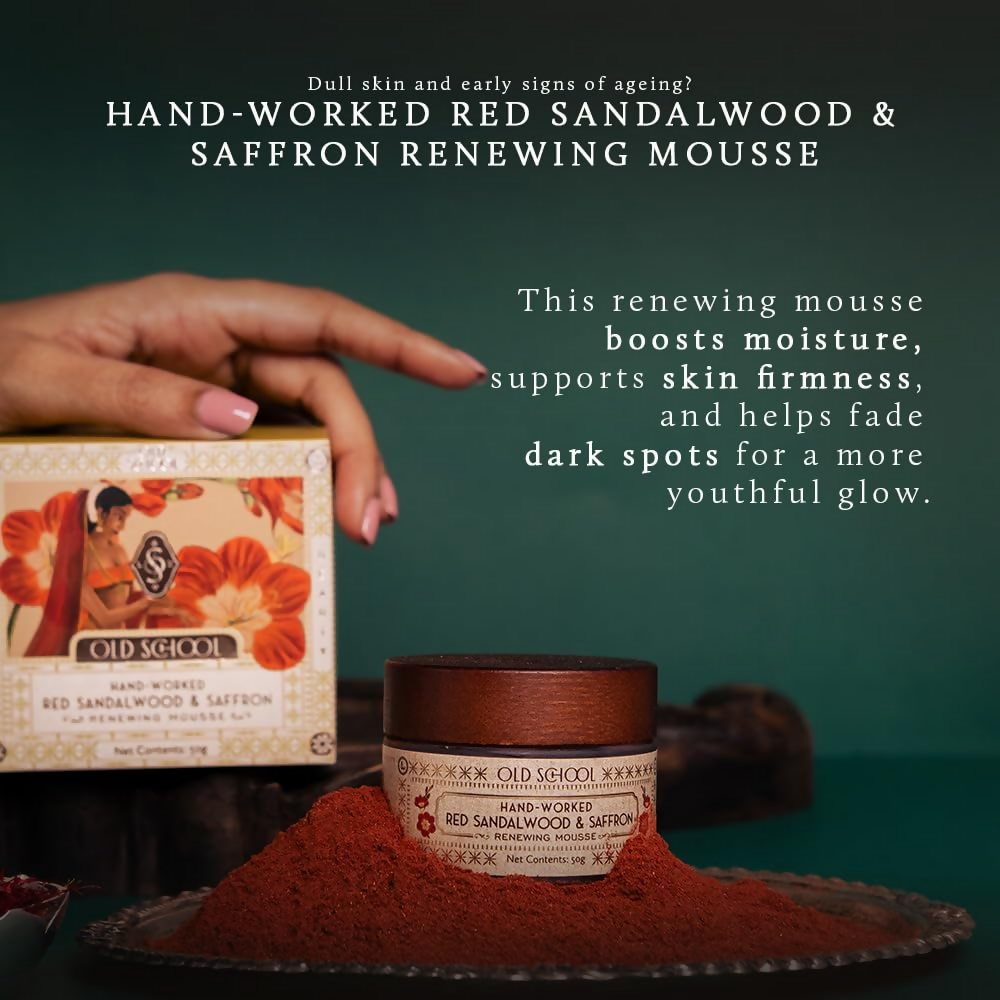 Old School Rituals Red Sandalwood & Saffron Age-Defying Face Moisturiser - Dista