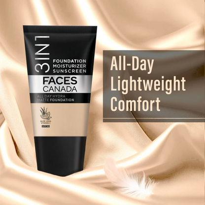 Faces Canada All Day Hydra Matte Mini Foundation - Rose Ivory 011 - Distacart