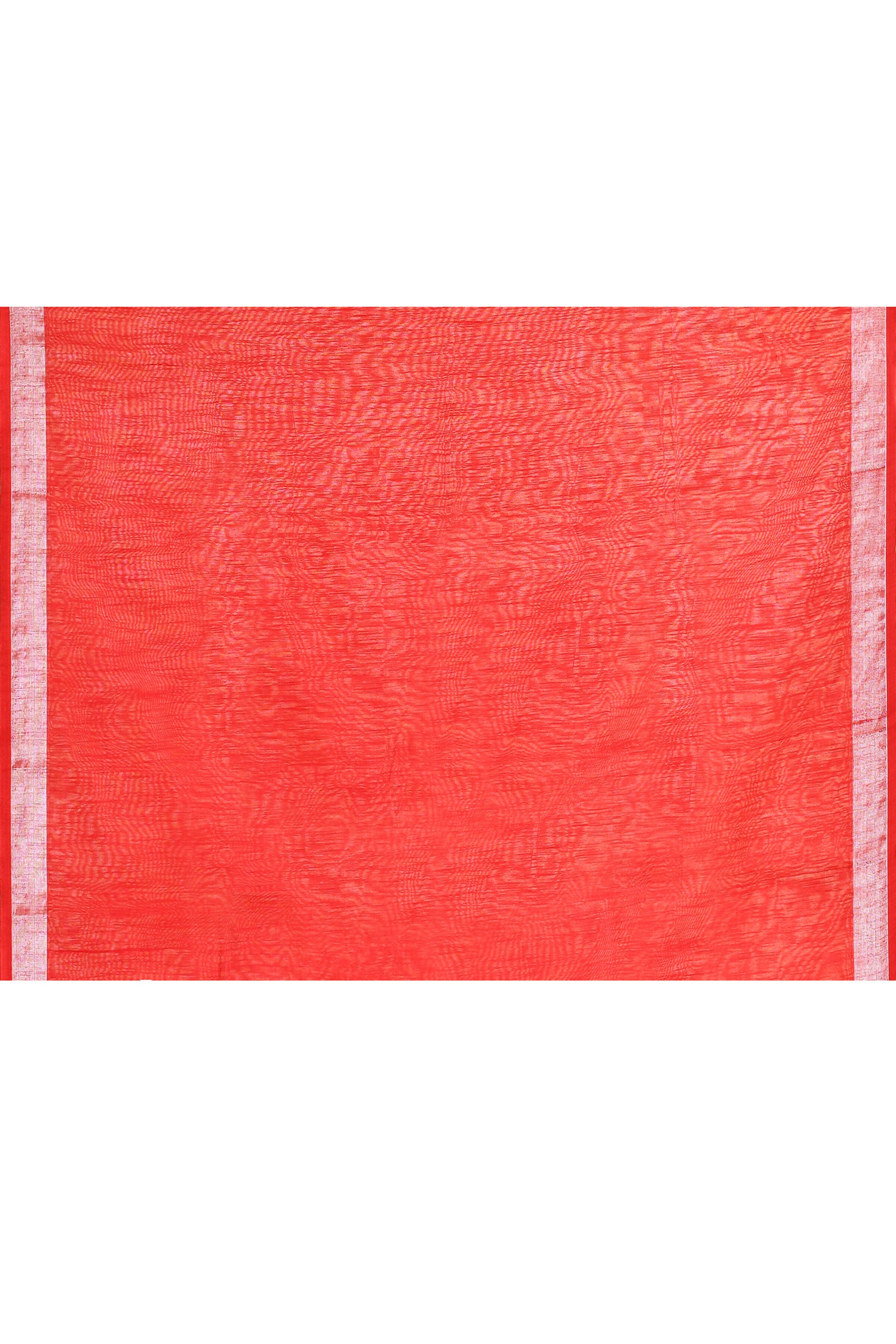 Piyari Fashion Women's Red Embellished Cotton Blend Zari Border Handloom Saree - Distacart