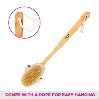 Vega Natural Bristle Bath Brush - Dista