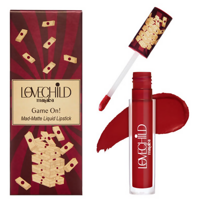 LoveChild By Masaba Gupta Take A DareTransfer-proof Blood Red Maroon Liquid Lipstick - Distacart