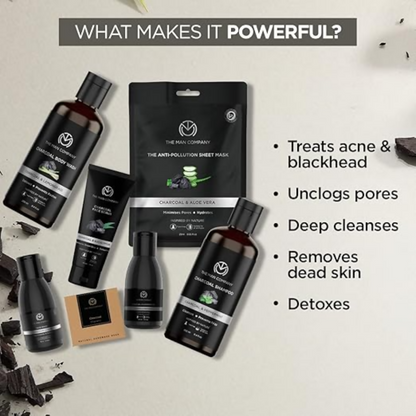 The Man Company Ultimate Charcoal Detan Kit - Dista