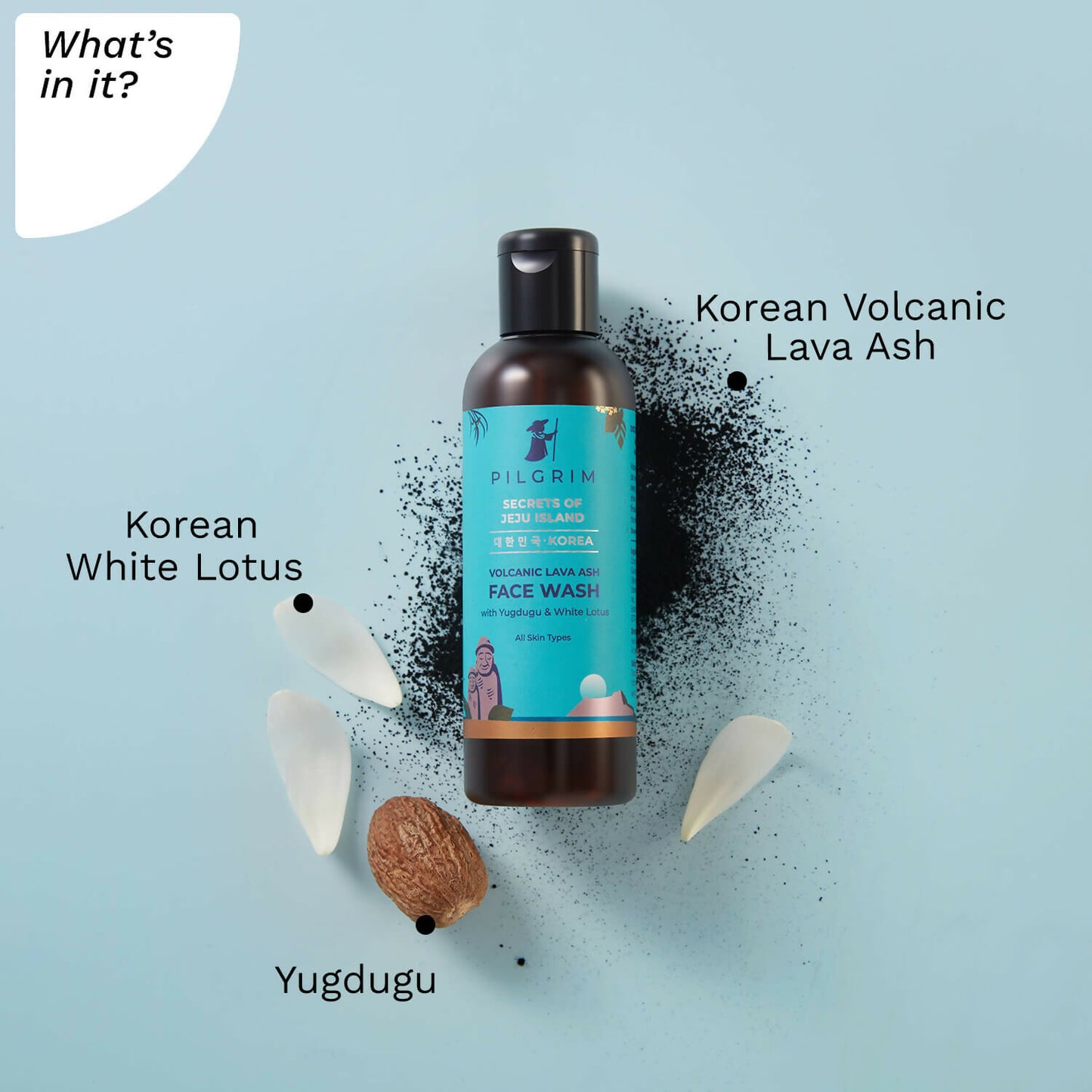 Pilgrim Face Wash with Yugdugu & White Lotus - Distacart