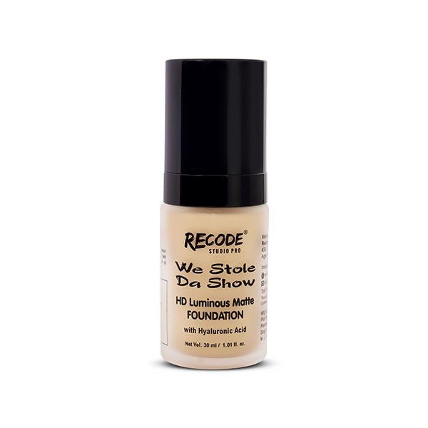 Recode HD Luminous Matte Foundation - 01 India - Distacart