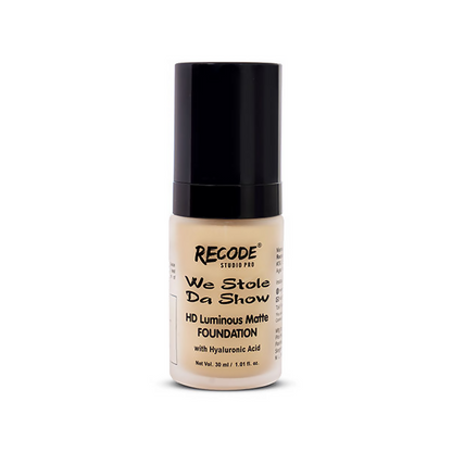 Recode HD Luminous Matte Foundation - 01 India - Distacart