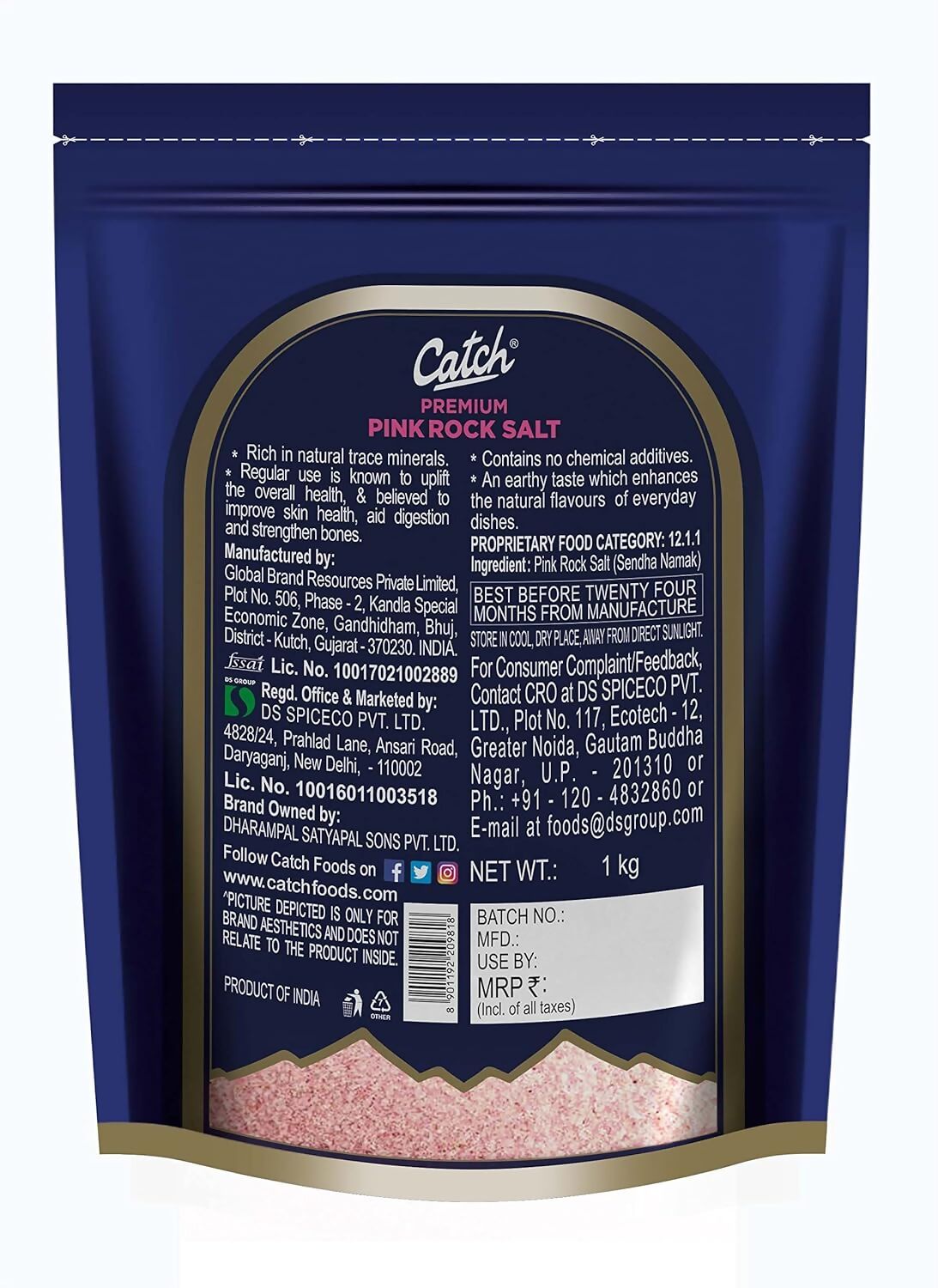 Catch Premium Pink Rock Salt - Distacart