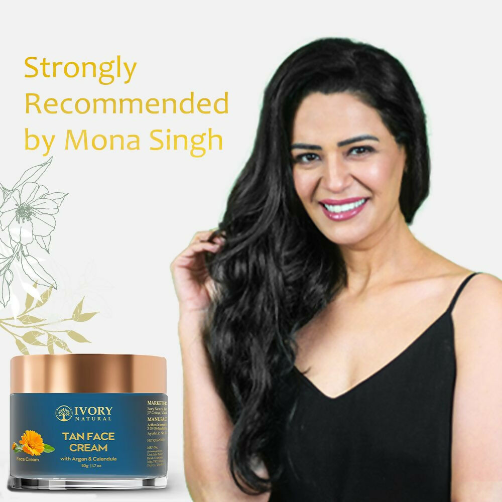 Ivory Natural Tan Face Cream For Sun Tan Protection - Distacart