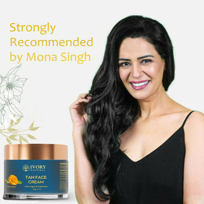 Ivory Natural Tan Face Cream For Sun Tan Protection - Distacart