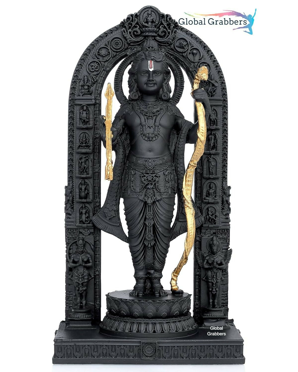 Global Grabbers Polyresin 3D Ram Lalla Ayodhya Idol - Distacart