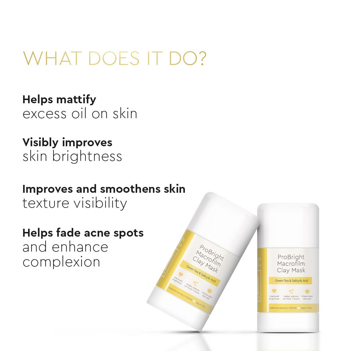 VLCC Clinic ProBright Macrofilm Clay Mask - Distacart