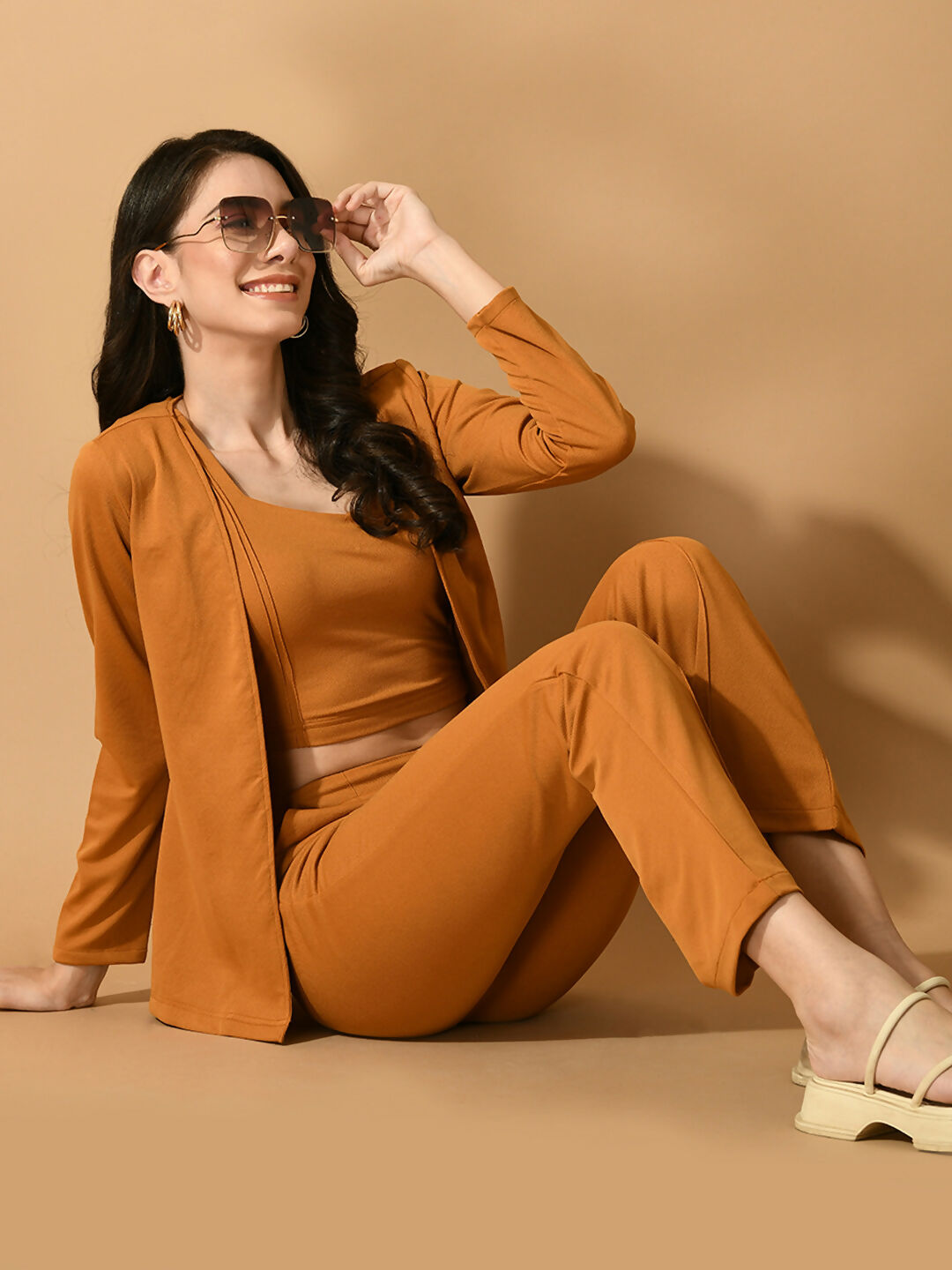 Myshka Women's Mustard Solid Solid Jacket - Distacart