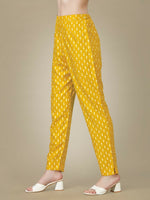 Thumbnail for Jyoti Fashion Women's Yellow Rayon Embroidered Kurta Pant Set - Distacart