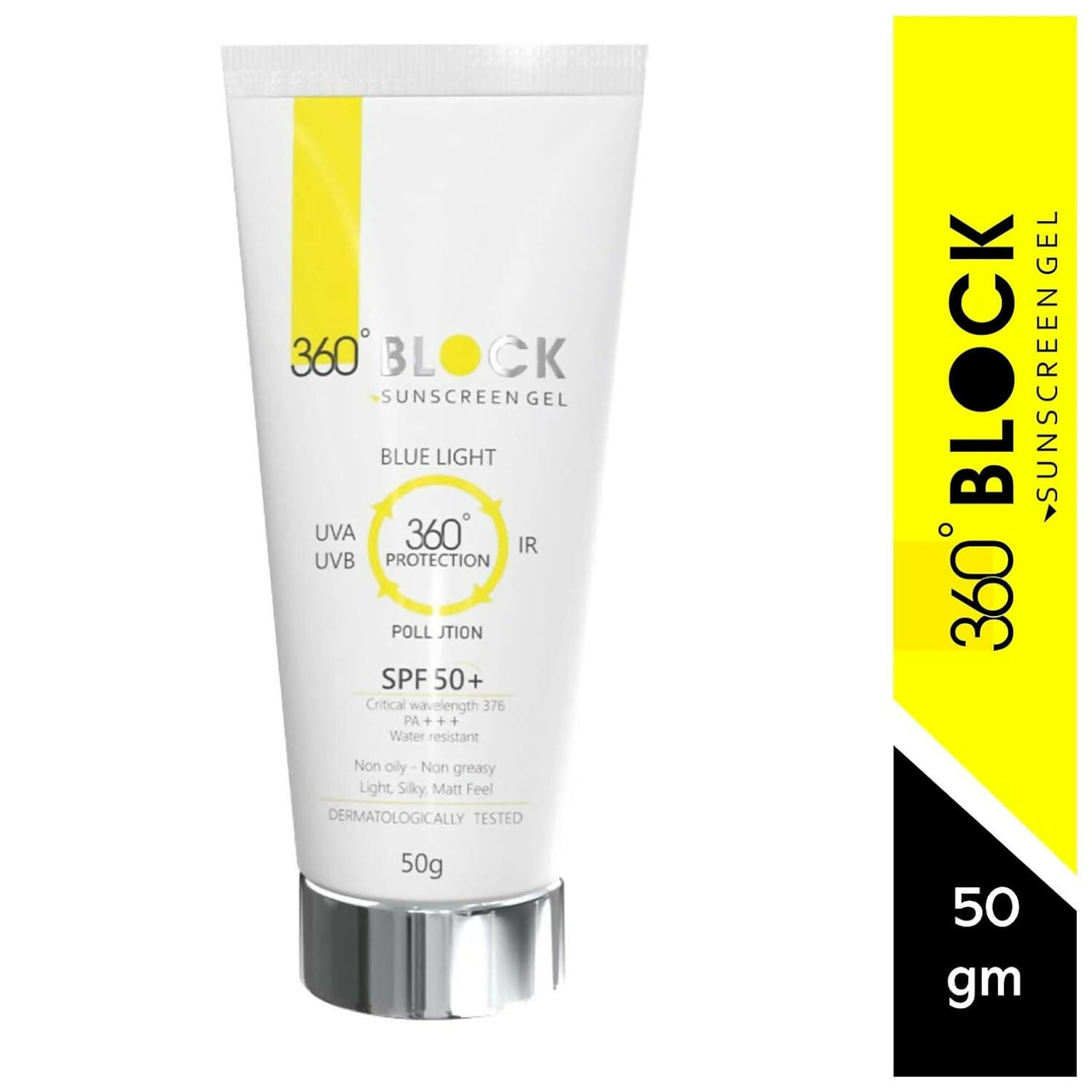 360 Block Sunscreen Gel SPF 50+ - Distacart