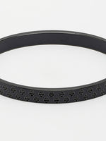 Thumbnail for NVR Men's Black Rhodium-Plated Stainless Steel Kada Bracelet - Distacart