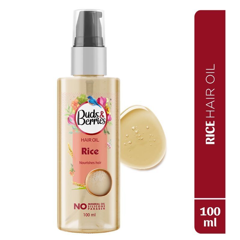 Buds & Berries Rice Hair Oil - Distacart