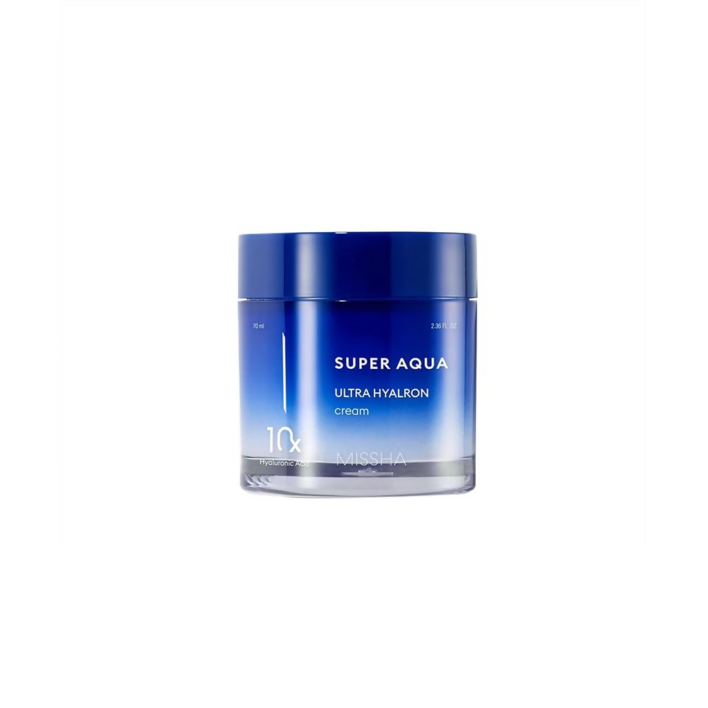 Missha Super Aqua Ultra Hyalron Cream For Intense Hydration And Skin Barrier Support - Distacart