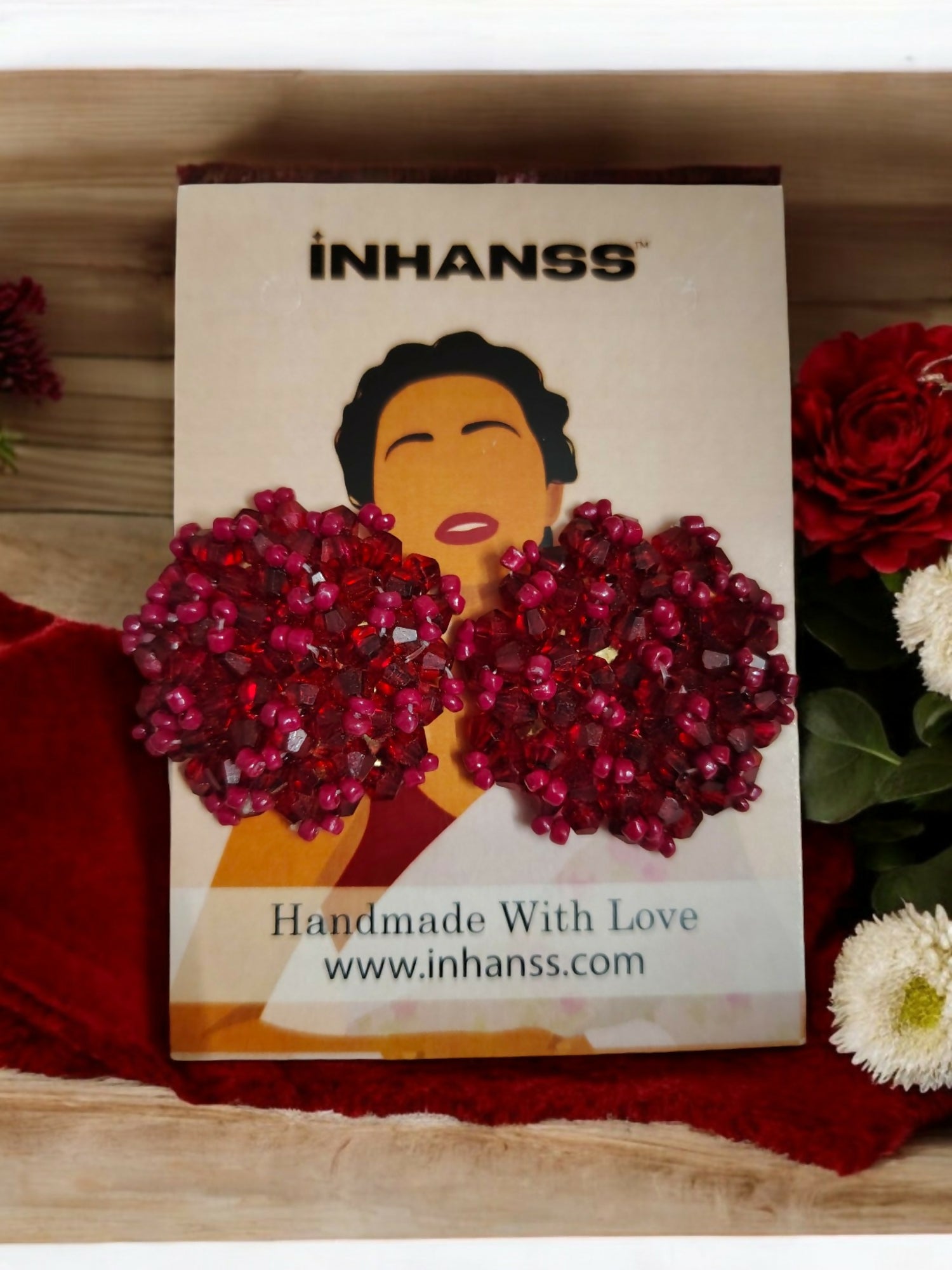 Inhanns Premium Everyday Studs - Wine - Distacart