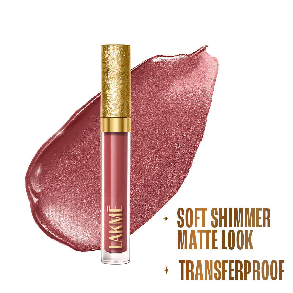 Lakme Be-jewel Shimmer Lip Liquid - Pink Topaz - Distacart