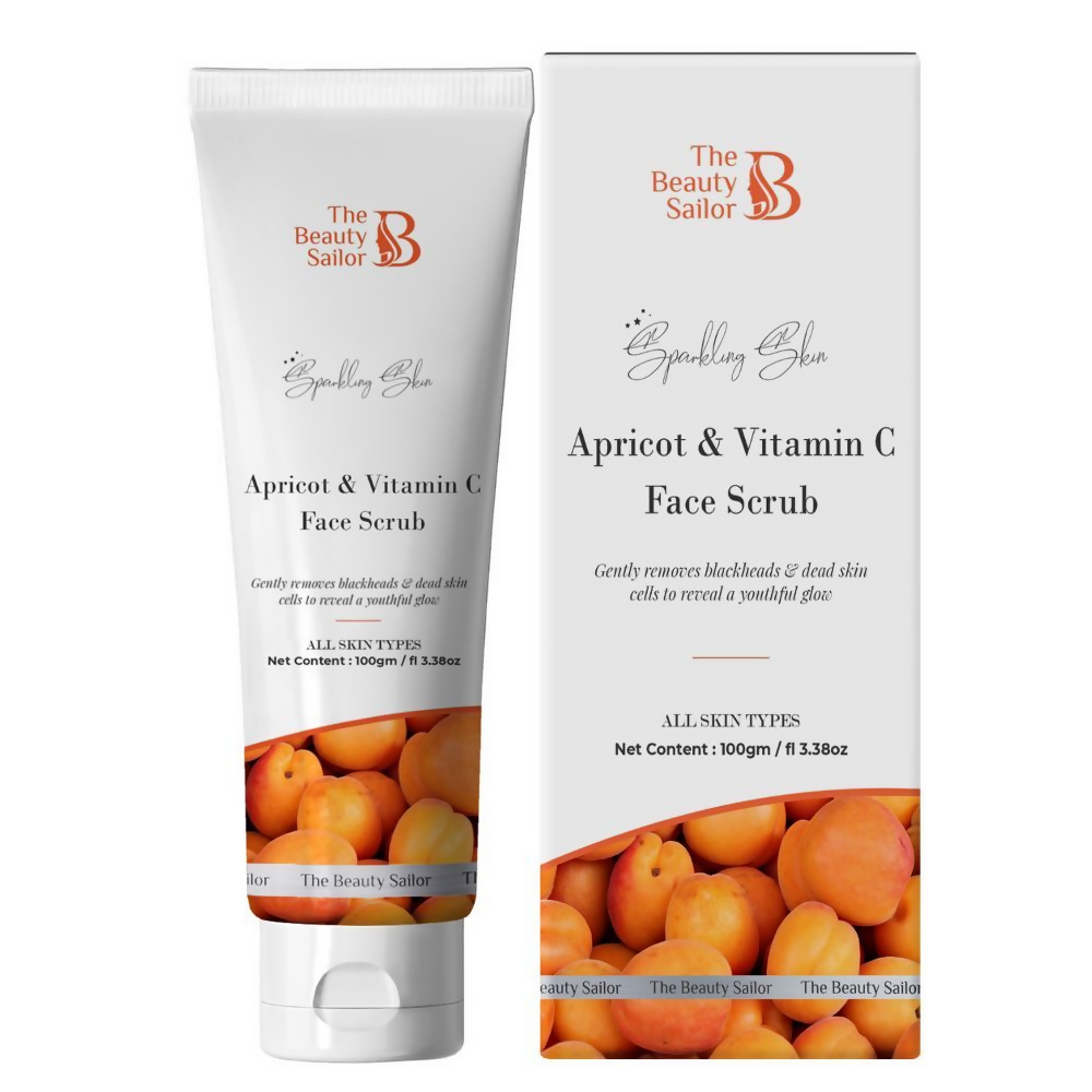 The Beauty Sailor Apricot And Vitamin C Face Scrub - Distacart