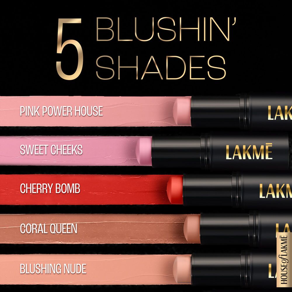 Lakme Facelift MultiSlayer Blush Stick - Cherry Bomb - Distacart