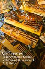 Thumbnail for Nat Habit Fine Tooth Kacchi Neem Styling Comb