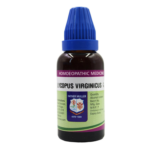 Father Muller Lycopus Virginicus Mother Tincture Q - Distacart