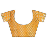 Thumbnail for Joban Fashion Pastel Orange Geometric Pattern Soft Silk Patola Saree - Distacart