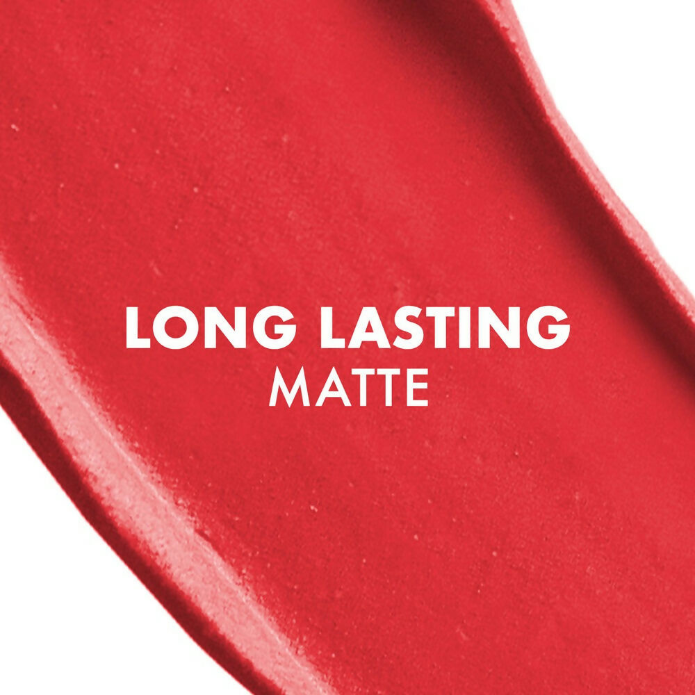 Lakme Cushion Matte Lipstick - Red Siren - Distacart
