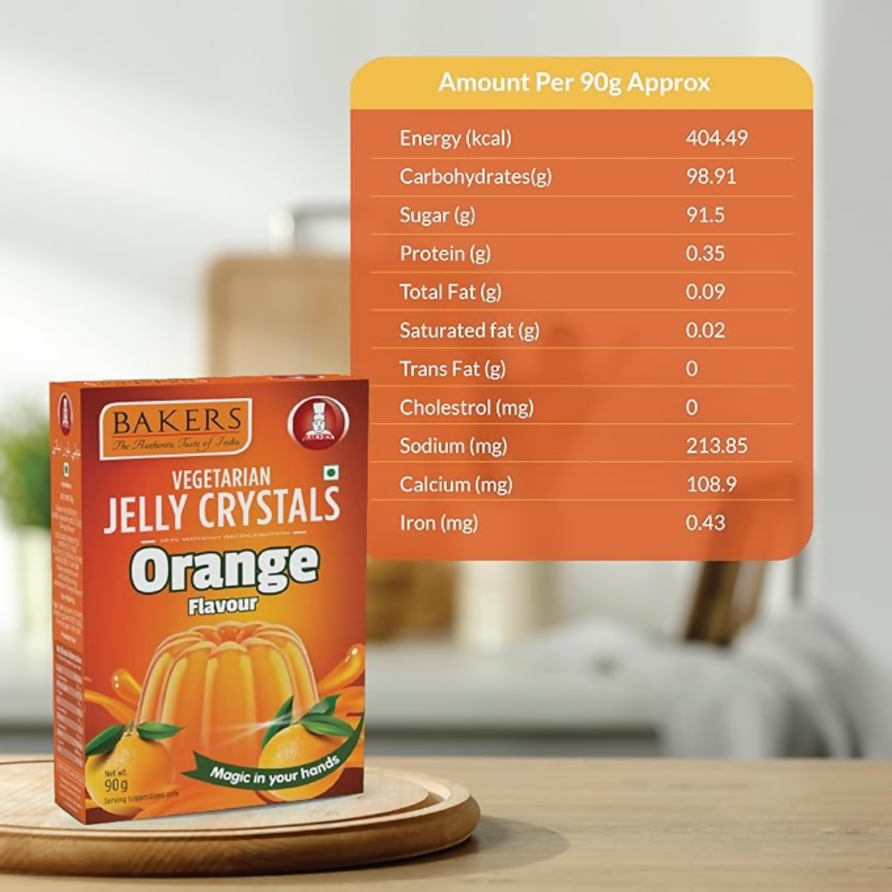 BAKERS Jelly Crystals - Orange - Dista