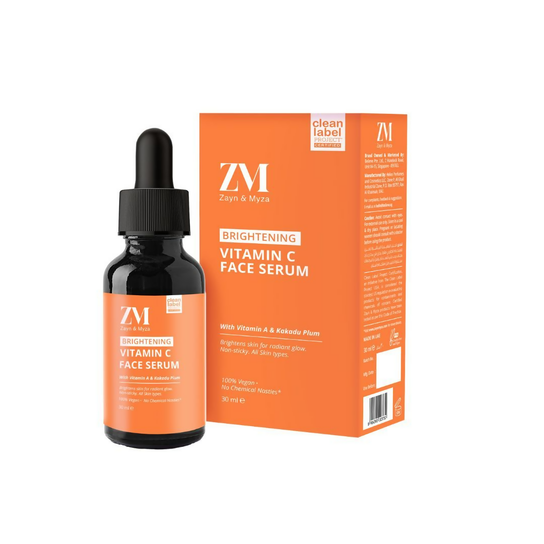 Zayn & Myza Vitamin C Face Serum Brighten Dull Skin For Men & Women - Distacart