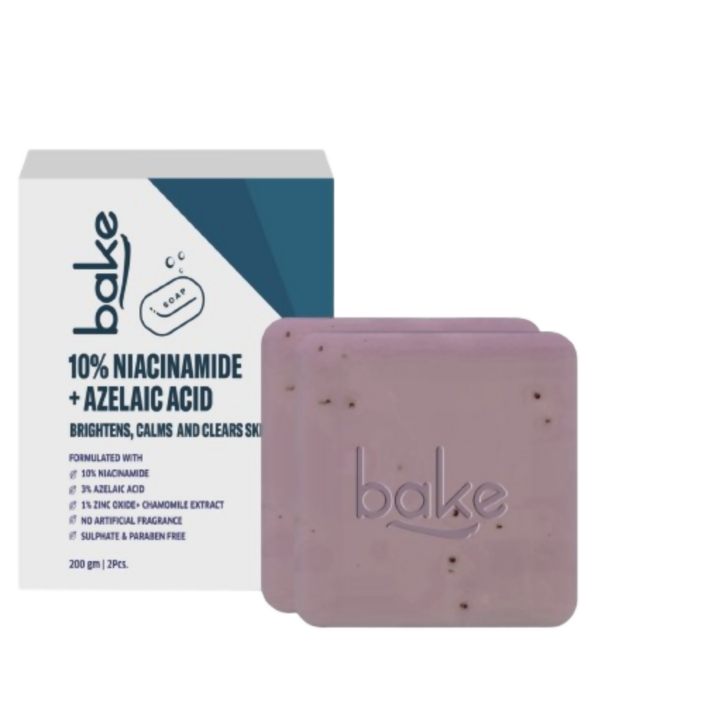 Bake 10% Niacinamide + 3% Azelaic Acid Scrub Treatment Soap - Distacart