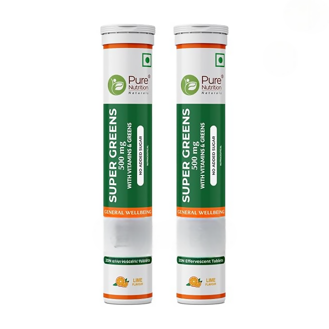 Pure Nutrition Naturals Vitamin C With Super Green Extract | Combo Pack