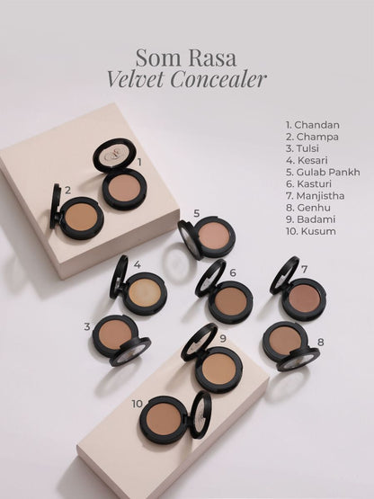 Forest Essentials Som Rasa Velvet Concealer Gulaab Pankh - Distacart