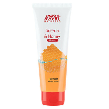 Nykaa Naturals Saffron & Honey Face Wash for Glowing Skin - Distacart