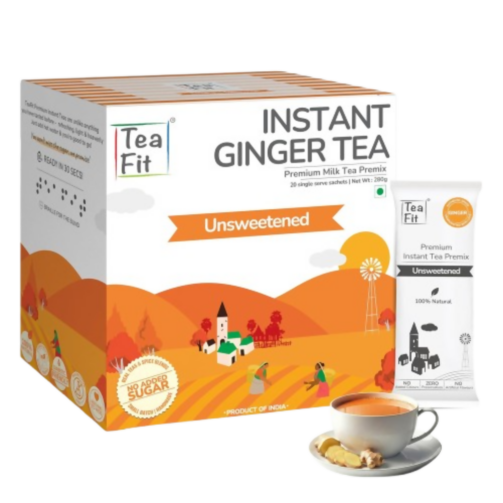 TeaFit No Sugar Instant Ginger Tea Premix - Distacart