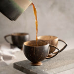 Thumbnail for Thenga Coconut Shell Teacup - Brown - Dista
