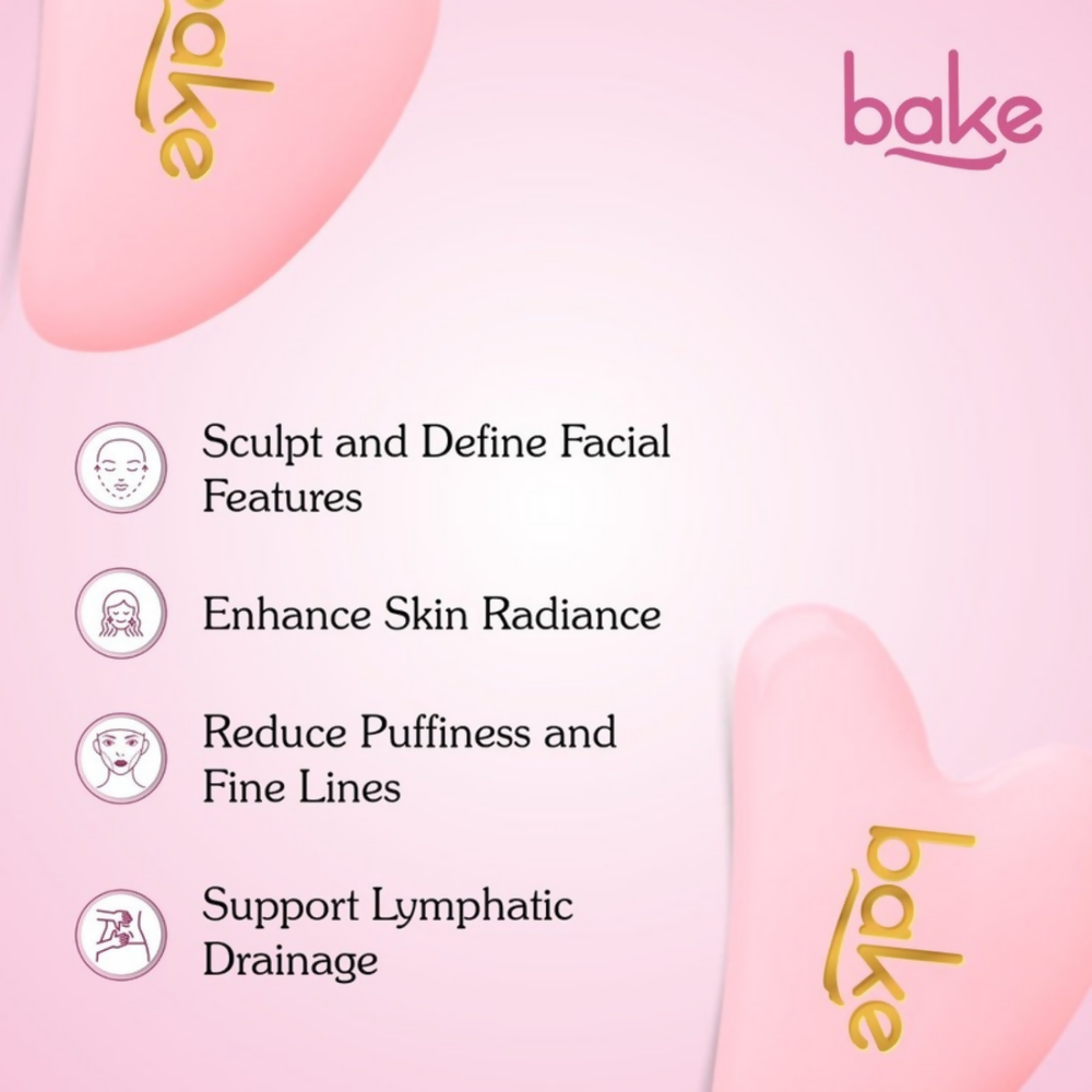 Bake Quartz Gua Sha Face Massage Tool