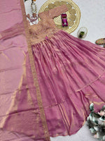 Thumbnail for Teeya Creation Pink Color Fendy Satin Heavy Embroidery Work Wedding Wear Stitched Lehenga Choli - Distacart