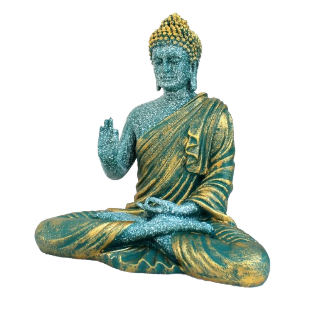 ESPLANADE Resin Meditating Buddha Showpiece - Dista