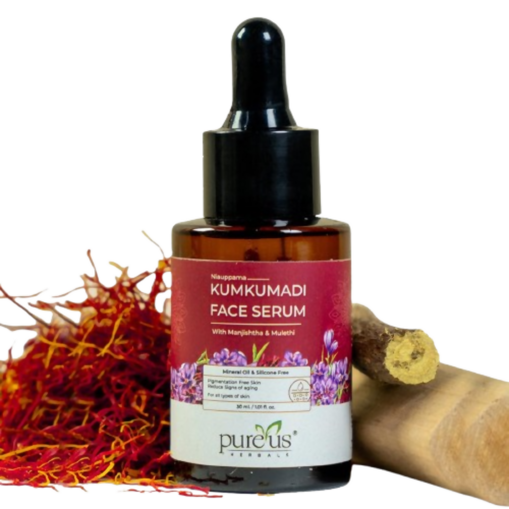 Pureus Herbals Niauppama Kumkumadi Face Serum - Dista
