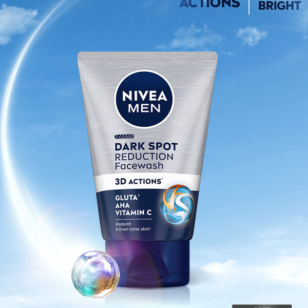 Nivea Dark Spot Reduction Men Face Wash - Distacart