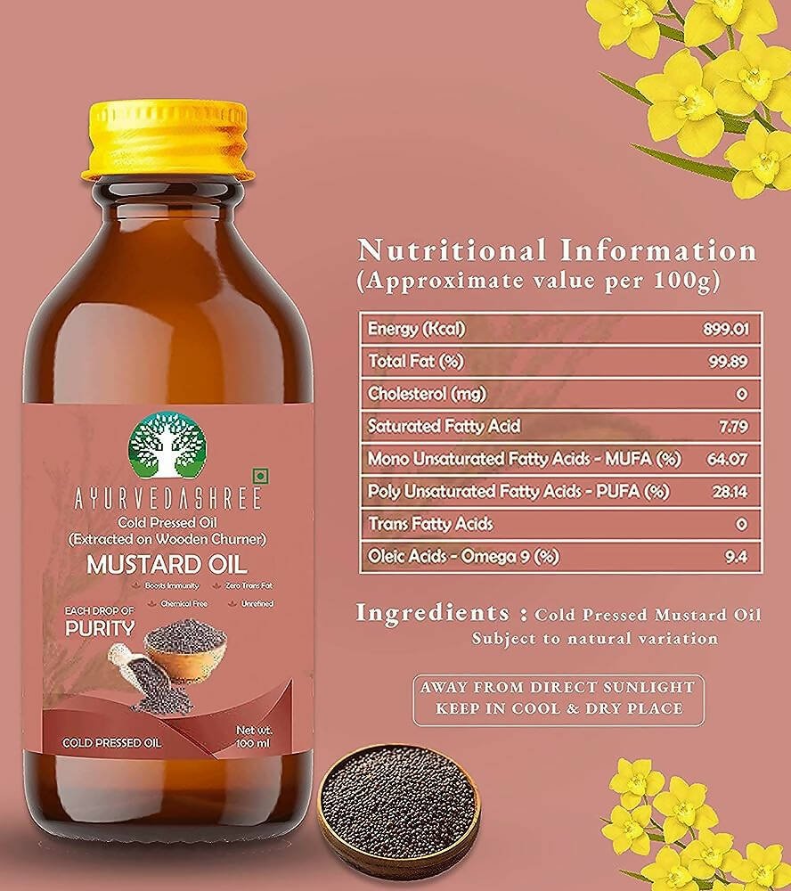 Ayurvedashree Cold Pressed Mustard Oil - Distacart