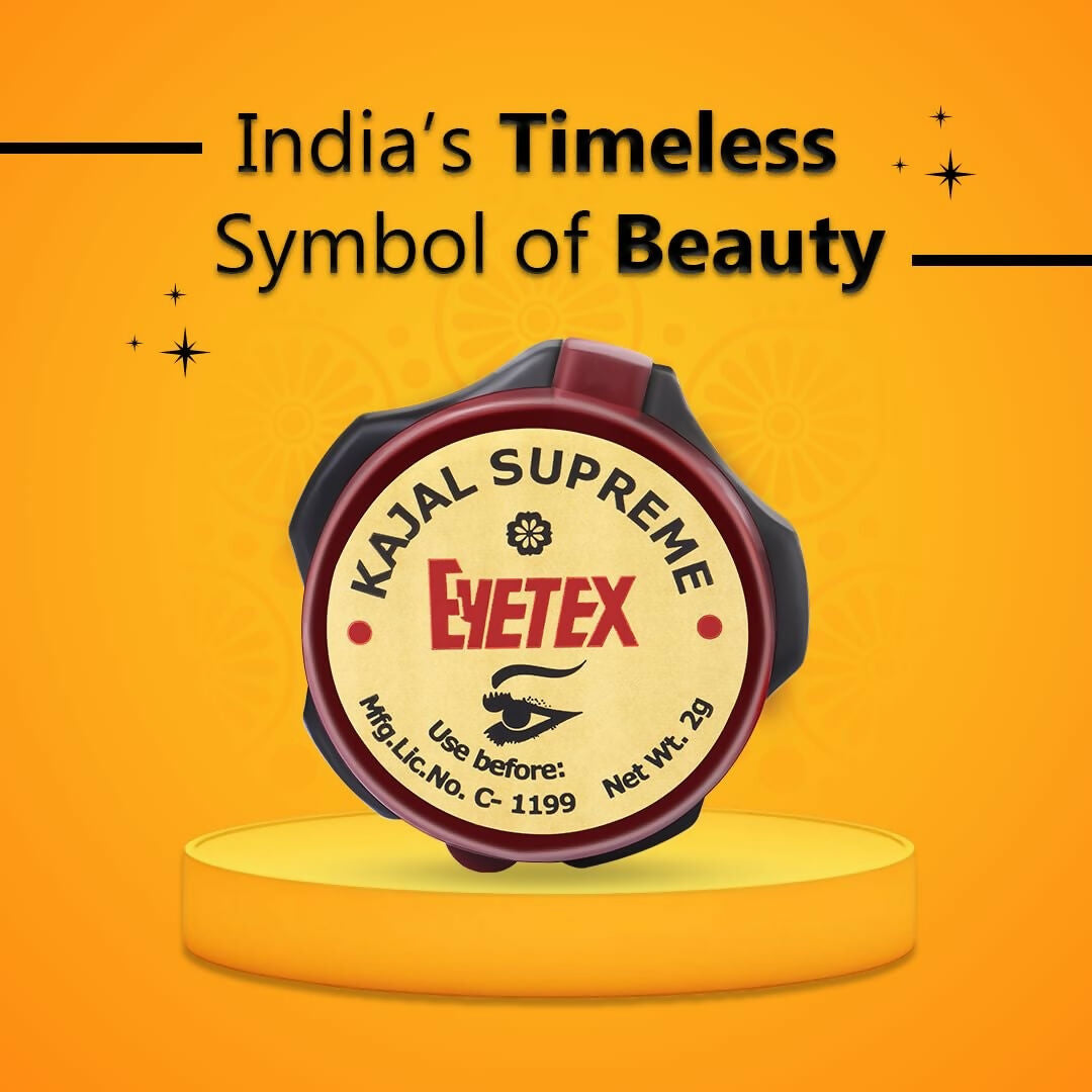 Eyetex Kajal Supreme Paste, Black - Dista
